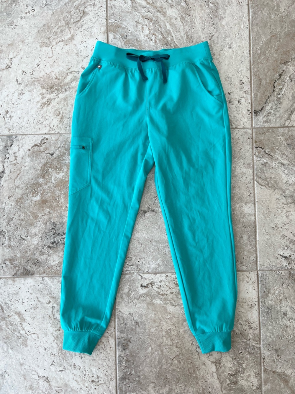 FIGS Zamora Jogger Scrub Pants Limited Edition Oasis Teal Green (PO# 5355) Small